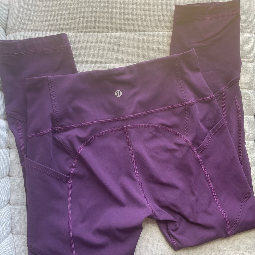 Lululemon purple leggings